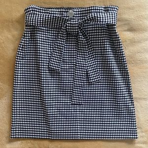Robert Rodriguez Lexy Mini Check A-Line Skirt